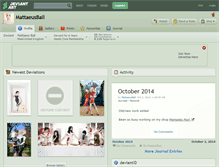 Tablet Screenshot of mattaeusball.deviantart.com