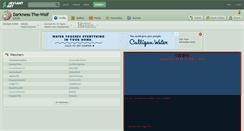 Desktop Screenshot of darkness-the-wolf.deviantart.com