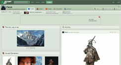 Desktop Screenshot of fleret.deviantart.com