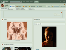 Tablet Screenshot of elism.deviantart.com