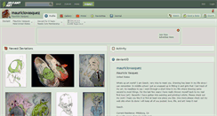 Desktop Screenshot of mauriciovasquez.deviantart.com