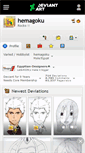 Mobile Screenshot of hemagoku.deviantart.com