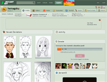 Tablet Screenshot of hemagoku.deviantart.com