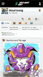 Mobile Screenshot of mournsong.deviantart.com