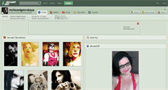 Desktop Screenshot of melissasigalovskaya.deviantart.com