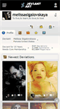 Mobile Screenshot of melissasigalovskaya.deviantart.com