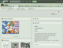 Tablet Screenshot of plauz.deviantart.com