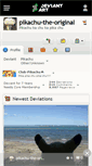 Mobile Screenshot of pikachu-the-original.deviantart.com