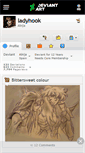 Mobile Screenshot of ladyhook.deviantart.com