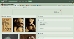 Desktop Screenshot of dinky-applehead.deviantart.com