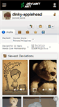 Mobile Screenshot of dinky-applehead.deviantart.com