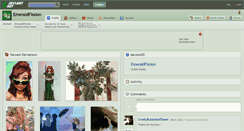 Desktop Screenshot of emeraldfission.deviantart.com