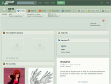 Tablet Screenshot of cgres.deviantart.com