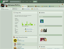 Tablet Screenshot of kid-icarus-pit-fc.deviantart.com