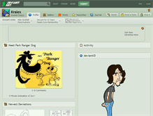 Tablet Screenshot of kralex.deviantart.com