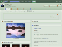 Tablet Screenshot of jessicalane.deviantart.com