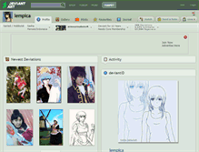 Tablet Screenshot of lempica.deviantart.com