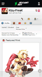 Mobile Screenshot of kizu-freak.deviantart.com