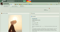 Desktop Screenshot of heyitslinelle.deviantart.com