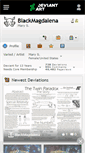 Mobile Screenshot of blackmagdalena.deviantart.com