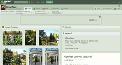 Desktop Screenshot of chloereux.deviantart.com