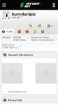 Mobile Screenshot of bunnytardplz.deviantart.com