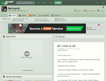 Tablet Screenshot of darkjaymz.deviantart.com