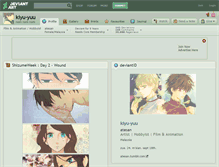 Tablet Screenshot of kiyu-yuu.deviantart.com