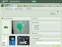 Tablet Screenshot of jazzzi13.deviantart.com