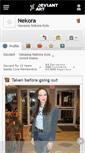 Mobile Screenshot of nekora.deviantart.com