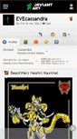 Mobile Screenshot of evecassandra.deviantart.com