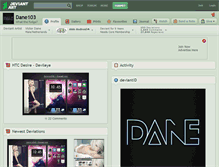 Tablet Screenshot of dane103.deviantart.com