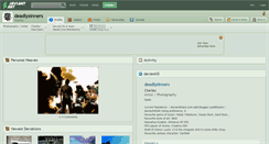 Desktop Screenshot of deadlysinners.deviantart.com