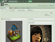 Tablet Screenshot of mavhn.deviantart.com