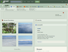 Tablet Screenshot of ncsm.deviantart.com