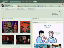 Tablet Screenshot of esperata.deviantart.com