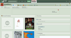 Desktop Screenshot of cerealkillerw.deviantart.com