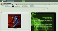 Desktop Screenshot of eternaldragoness.deviantart.com