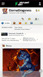 Mobile Screenshot of eternaldragoness.deviantart.com