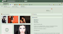 Desktop Screenshot of ninaterror.deviantart.com