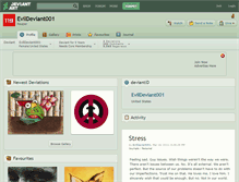 Tablet Screenshot of evildeviant001.deviantart.com