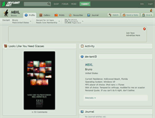 Tablet Screenshot of mbxl.deviantart.com