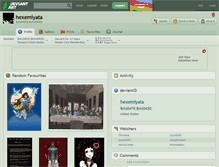 Tablet Screenshot of hexemiyata.deviantart.com