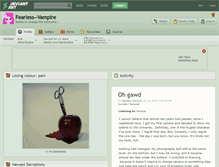 Tablet Screenshot of fearless--vampire.deviantart.com