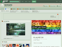 Tablet Screenshot of kanetosama.deviantart.com