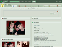 Tablet Screenshot of emo-fairy.deviantart.com