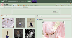 Desktop Screenshot of mirukul.deviantart.com