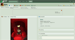Desktop Screenshot of binho.deviantart.com