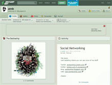 Tablet Screenshot of annb.deviantart.com