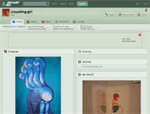 Tablet Screenshot of crouching-girl.deviantart.com